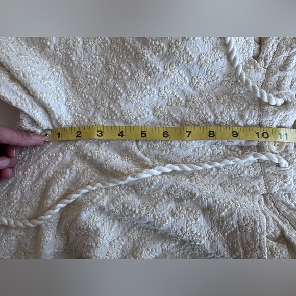 Sundance Solstice Culotte Cotton Wide Leg Embroidered Summer Pants Size 10 - Picture 11 of 16